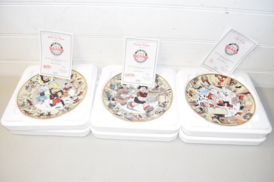 Lot 71 - Three Danbury Mint Beano collectors plates...