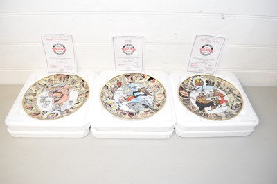 Lot 80 - Danbury Mint Beano plate collection, The Three...