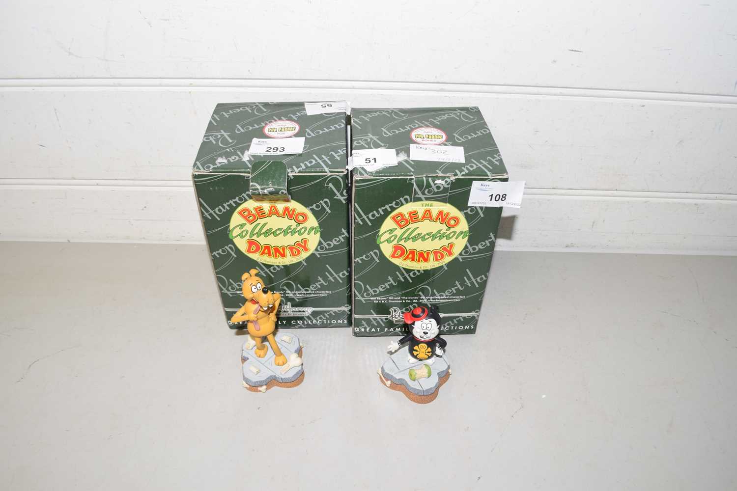 Lot 108 - Robert Harrop Beano collection figures, Pup...