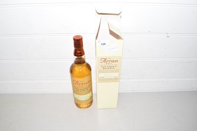Lot 126 - One bottle of The Arran Malt Scotch Whiskey...