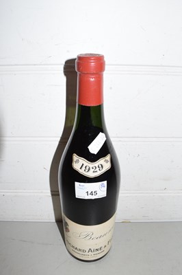 Lot 145 - One bottle of Beaune Bouchard Aine & Fils, 1929