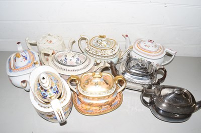 Lot 147 - Group of 19th Century teapots to include New...