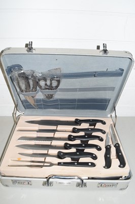 Lot 182 - Berghaus cased knife and cutlery set