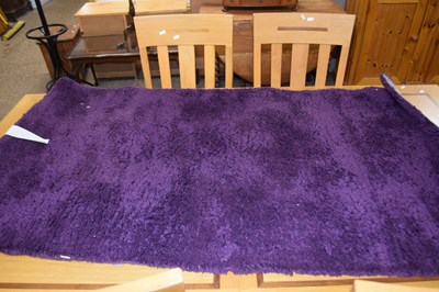 Lot 258 - Modern teddy bear plum rug
