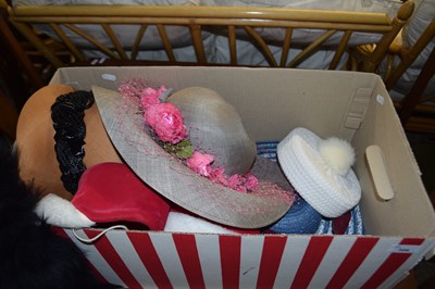 Lot 308 - Box of various ladies hats