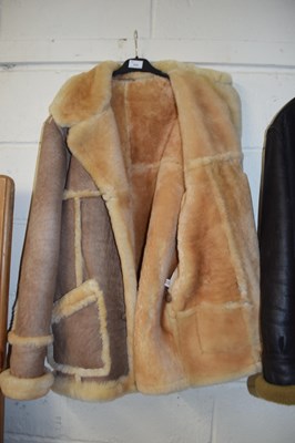 Lot 333 - A pale sheepskin jacket