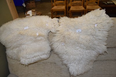 Lot 265 - Two sheepskin rugs