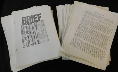 Lot 245 - Box: BRIEF (THE DULWICH POETRY GROUP...