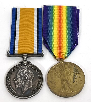 Lot 381 - Great War Medal Pair (low numbered),...