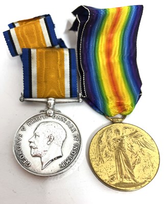 Lot 399 - Great War Royal Warwickshire Regt Medal Pair,...