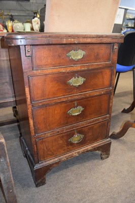 Lot 574 - Small 18th Century and later walnut and inlaid...