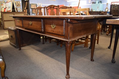 Lot 615 - 19th Century continental three drawer serving...