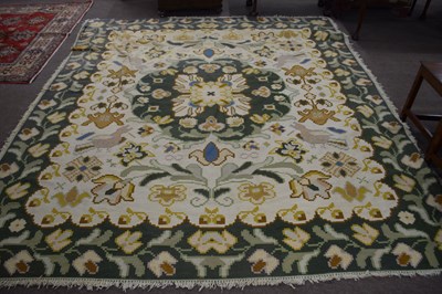 Lot 658 - Large 20th Century flat weave rug possibly of...