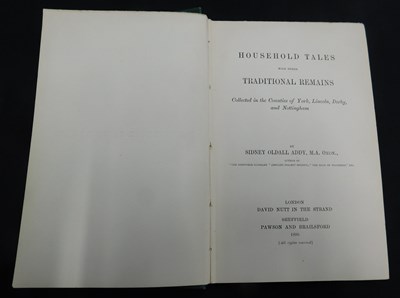 Lot 411 - SIDNEY OLDALL ADDY: HOUSEHOLD TALES WITH OTHER...