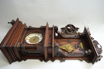 Lot 663 - Late 19th Century German wall clock with...