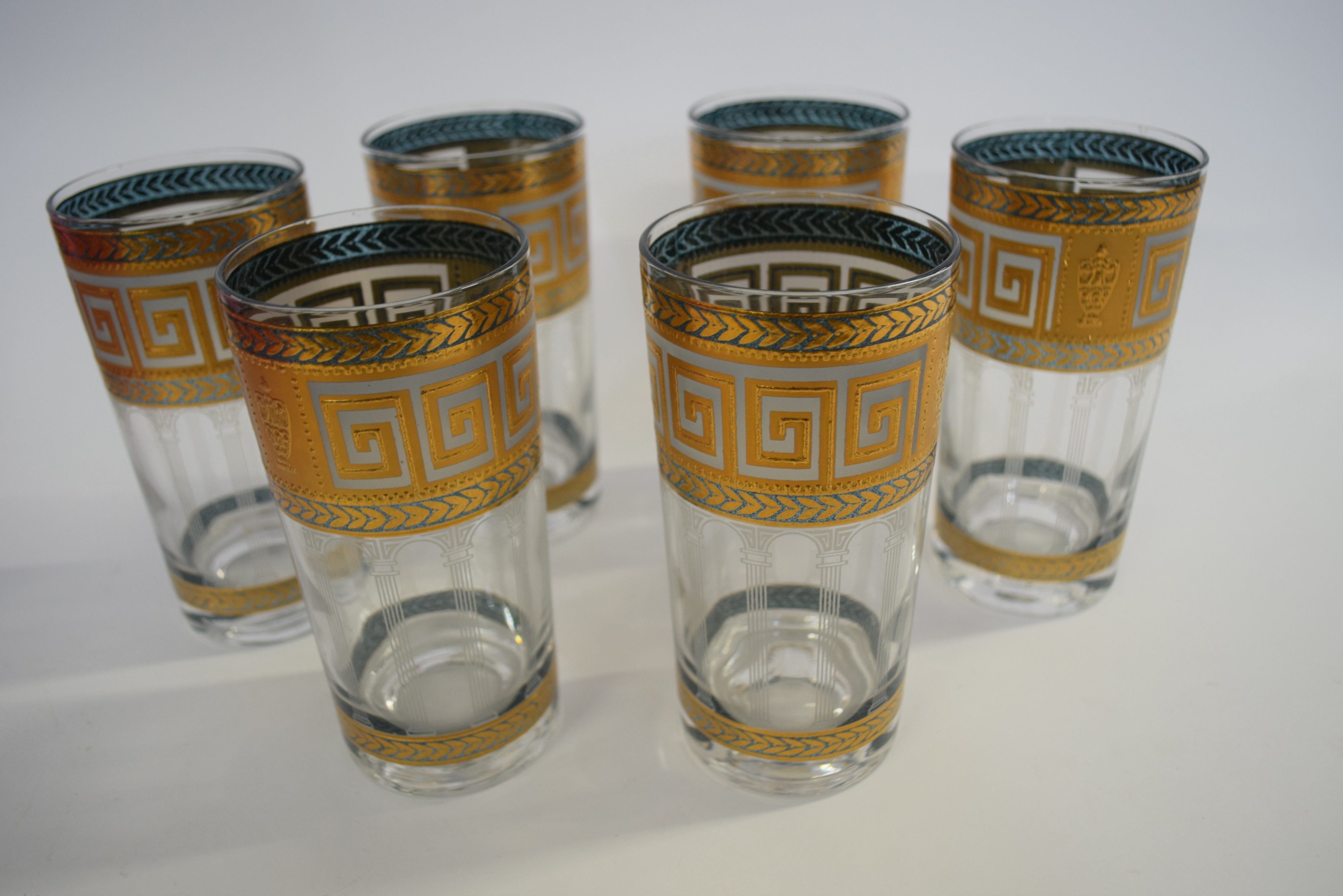 Lot 335 Boxed set of six Schott crystal beakers