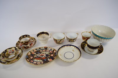 Lot 366 - Group of English porcelain wares including a...