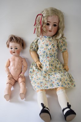 Lot 380 - Simon & Halbig doll in original clothing...
