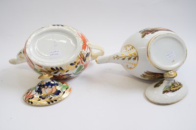 Lot 444 - Two English early 19th Century teapots, one...