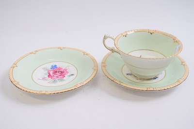 Lot 451 - Paragon cup and saucer with floral decoration...