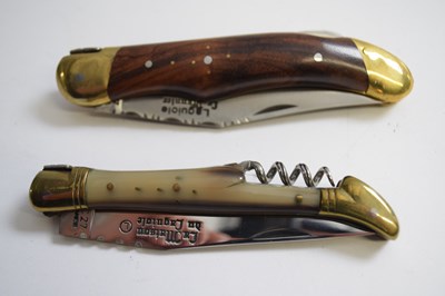 Lot 487 - Bag containing two Laguiole penknives...