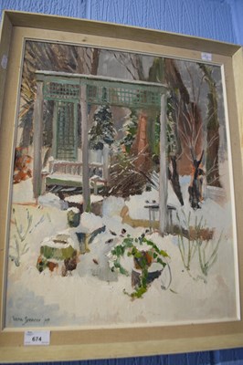 Lot 674 - Vera Spencer (British Contemporary), a winter...
