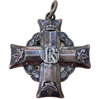 Lot 9 - First World War silver Canadian Memorial Cross...