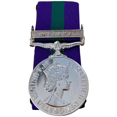 Lot 13 - Queen Elizabeth II General Service Medal with...