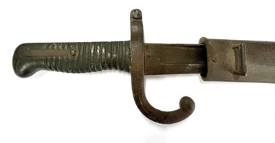 Lot 79 - French M1866 Chassepot Yatagham sword bayonet...