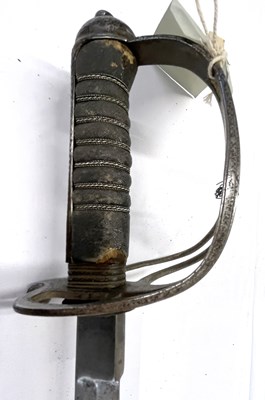 Lot 85 - 1822 pattern Victorian steel artillery sword...