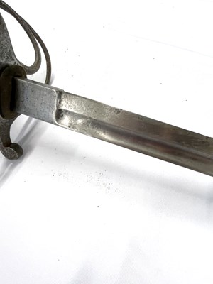 Lot 85 - 1822 pattern Victorian steel artillery sword...