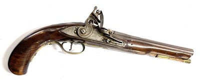 Lot 90 - Georgian circa 1800 British flint lock pistol...