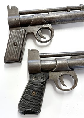 Lot 93 - Two Webley Junior .177 air pistols made by...
