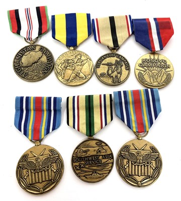 Lot 106 - Quantity of seven American medals to include...