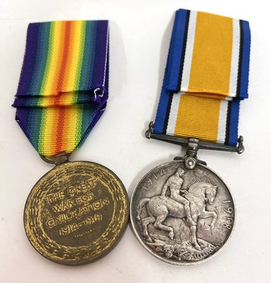 Lot 378 - Great War Royal Artillery Medal Pair,...