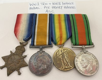 Lot 375 - Great War Medal Trio, comprising 1914-15 Star,...