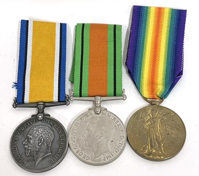 Lot 379 - Great War Royal Warwick Regt Medal Pair,...