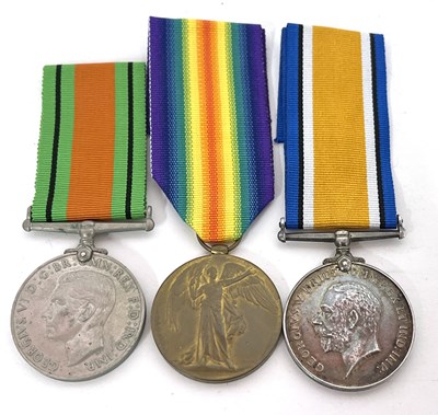 Lot 376 - Great War Liverpool Regiment Medal Pair,...