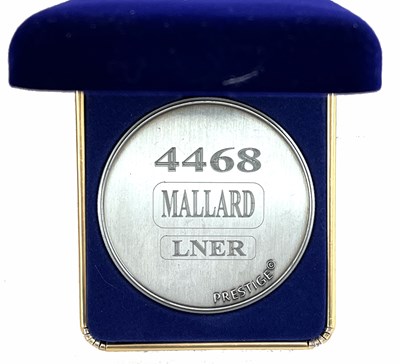 Lot 213 - A commemorative silver award medallion to 4468...