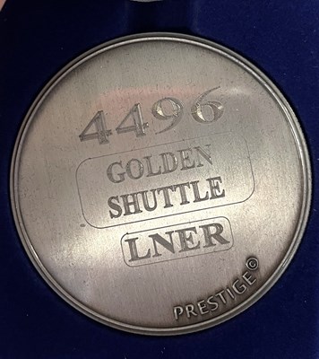 Lot 218 - A commemorative silver award medallion to 4496...