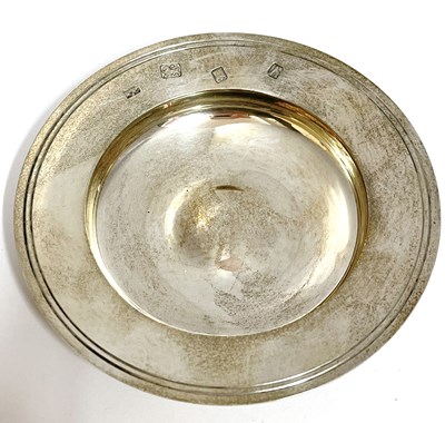 Lot 5 - Silver armada dish of typical form having...