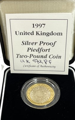 Lot 351 - A 1997 UK Silver Proof Piedfort Two-Pound Coin...