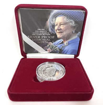 Lot 347 - A 2002 Silver Proof Memorial Crown, to...