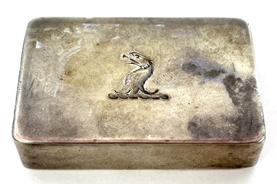 Lot 39 - Victorian silver vesta box case with striker,...