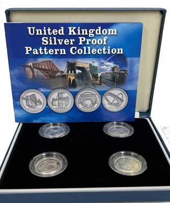 Lot 352 - A cased set of Silver Proof coins, £1.00,...