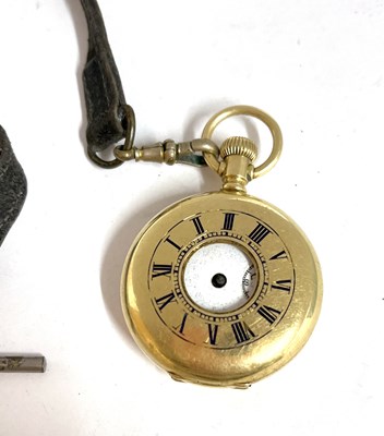 Lot 178 - 18ct gold ladies pocket watch, hallmarked in...