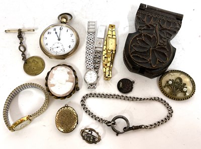 Lot 180 - Mixed lot of three ladies wristwatches, Seiko,...