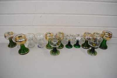 Lot 64 - MIXED LOT VARIOUS GLASS WARES TO INCLUDE A...
