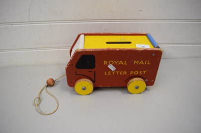 Lot 66 - CHILDS PULL ALONG ROYAL MAIL TOY VAN