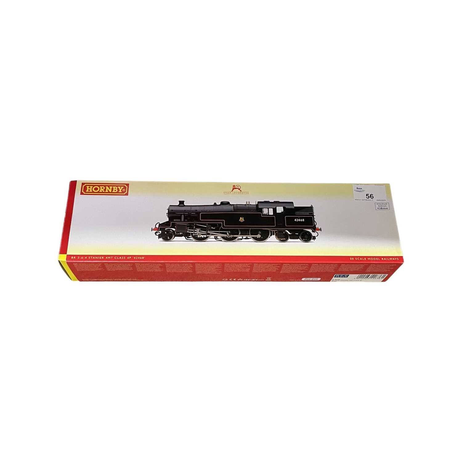 Lot 56 - A boxed Hornby 00 gauge R2636 BR Stanier 4MT 2-...